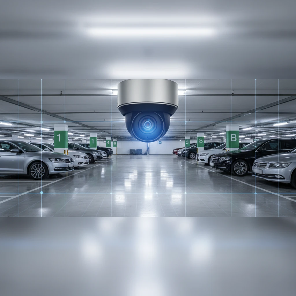 نصب دوربین مداربسته پارکینگ